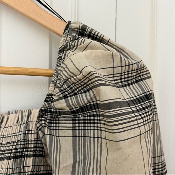 Zara Check Stretch top - Picture 6 of 11